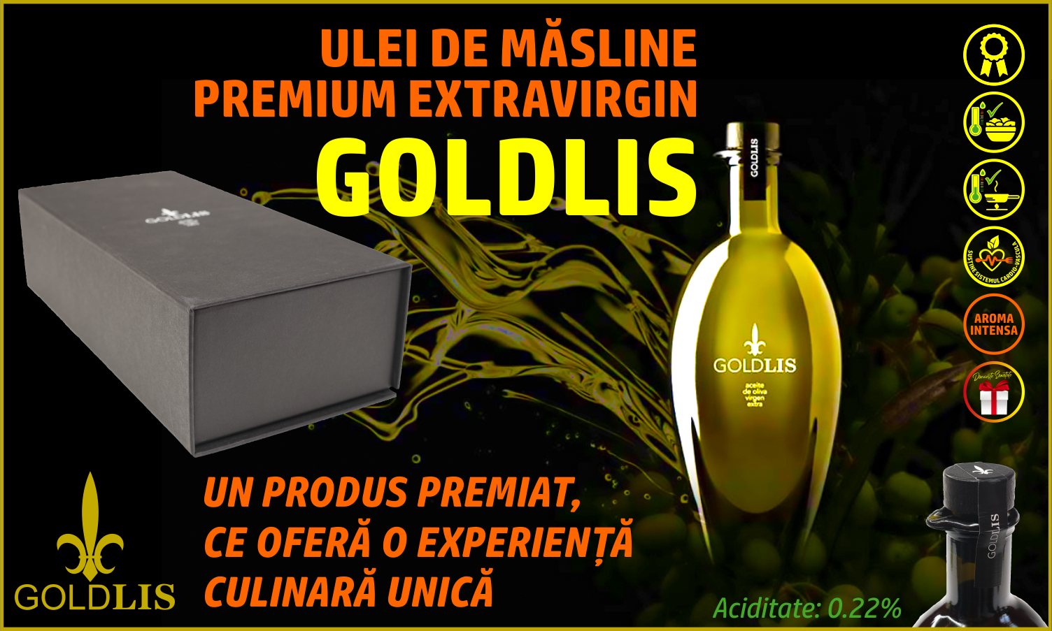 ULEI DE MĂSLINE EXTRAVIRGIN PREMIUM