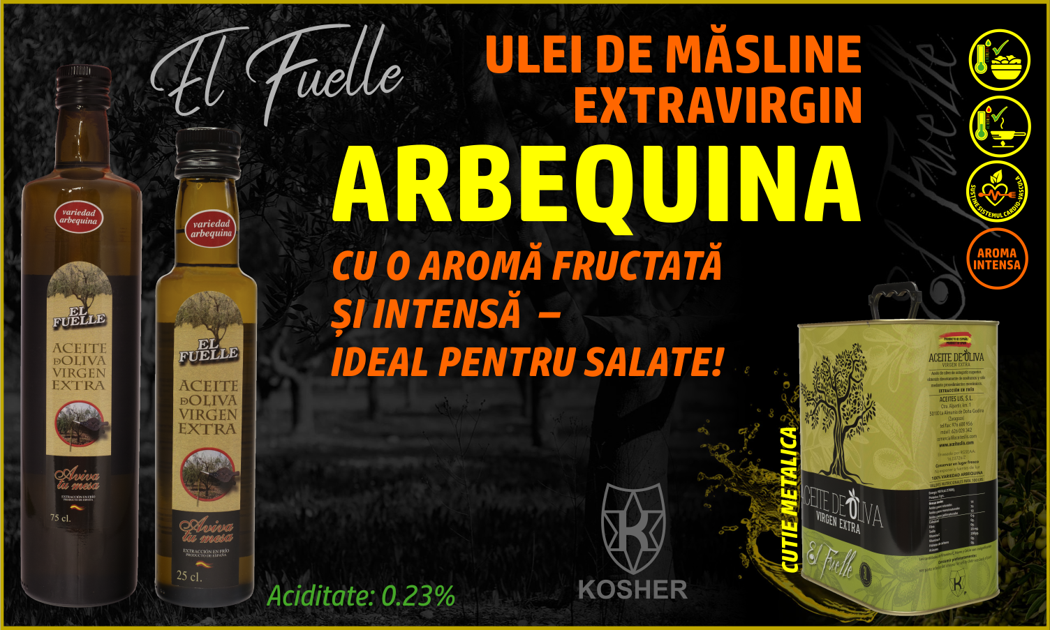 ULEI DE MĂSLINE EXTRAVIRGIN