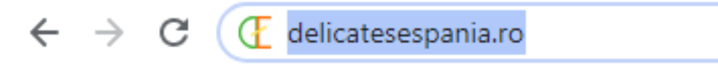 open your browser and type delicatesespania.ro